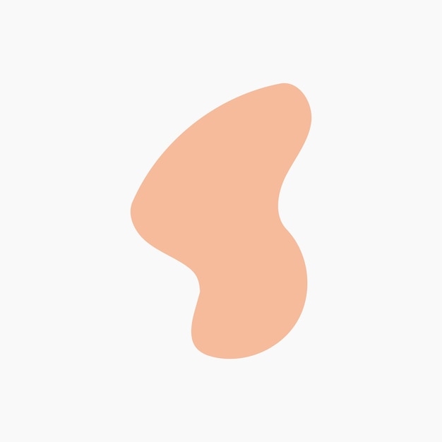 Blob abstract shape illustration