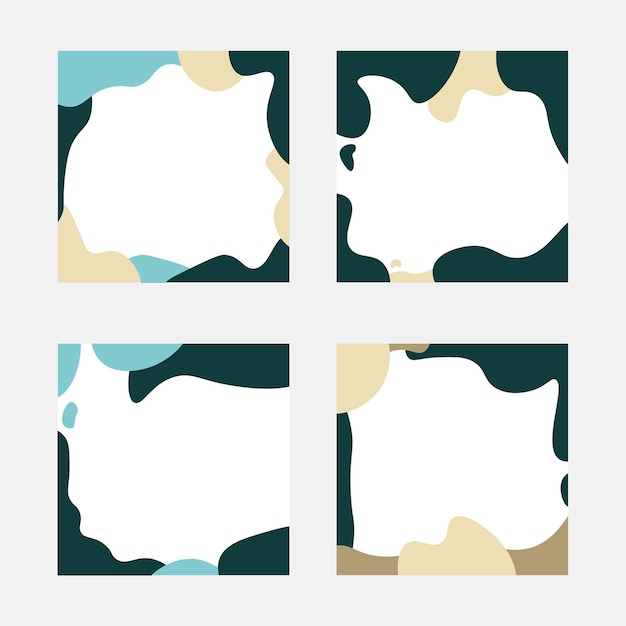 Vector blob frame element