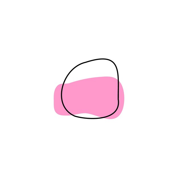 ピンクの液体の輪