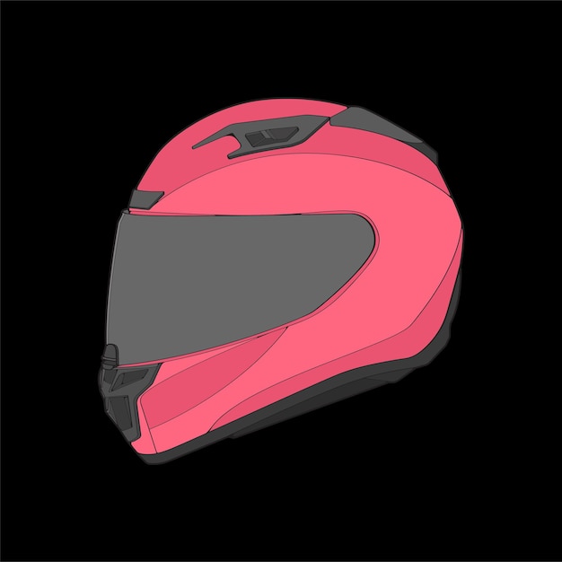 Block Color Helmet Vector Illustration Helmet Concept helmet vector Vector art