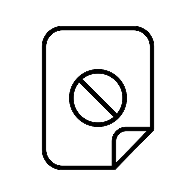 Block file icon