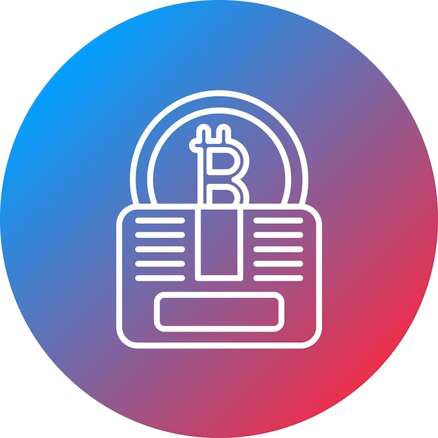 Vector block time icon vector image can be used for cryptocurrency