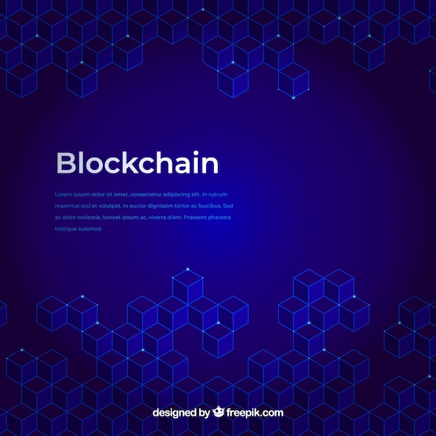 Blockchain background