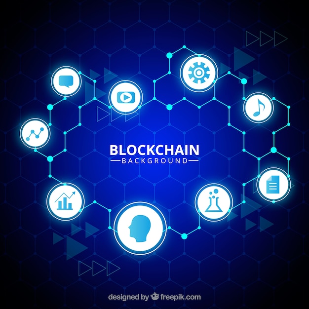 Blockchain background