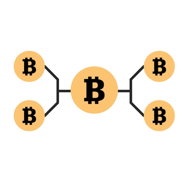 Blockchain Cryptocurrency 금융 기술 아이콘