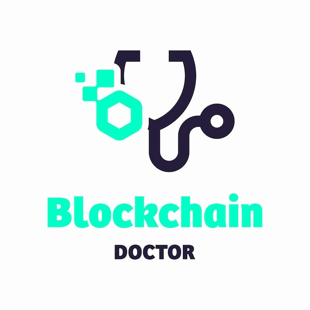 Logo del dottore blockchain