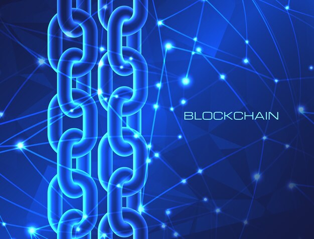 Concetto di tecnologia blockchain blockchain database dati cryptocurrency business