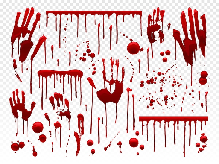 Vector bloed druppelen