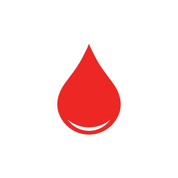 Bloed Logo vector pictogram illustratie