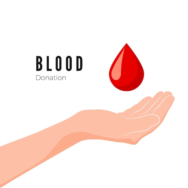 Bloeddonatie Concept illustratie