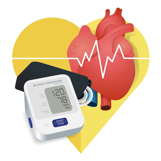 Bloeddrukmeter voor hartzorg