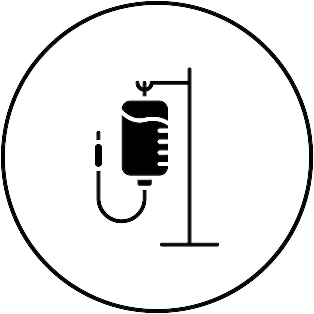 Bloedzak icoon vector afbeelding Kan worden gebruikt voor de geneeskunde