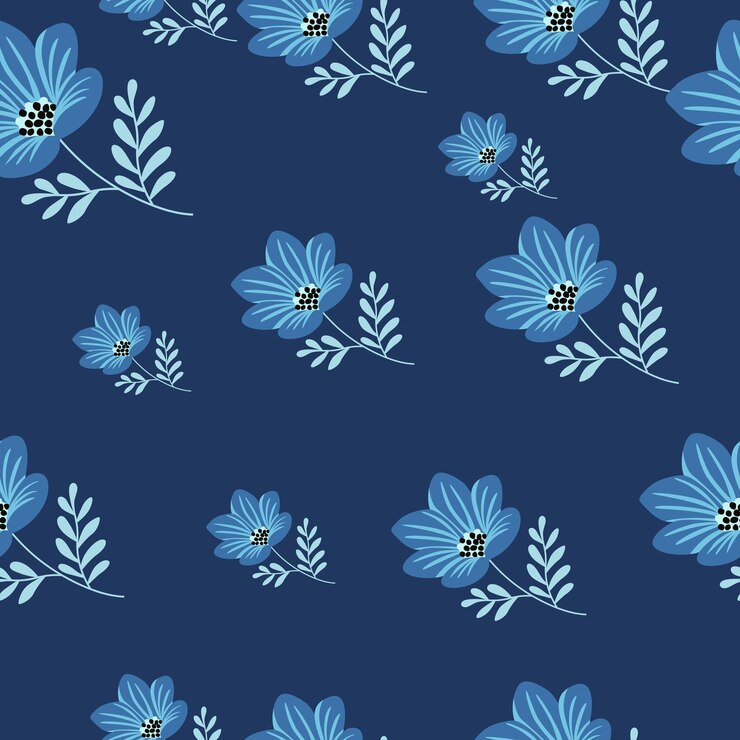 Bloem gestileerd naadloos patroon Leuke botanische illustratie Abstracte florale achtergrond