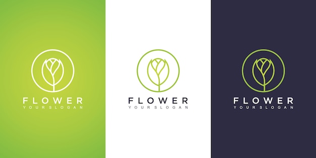 Bloem logo ontwerp