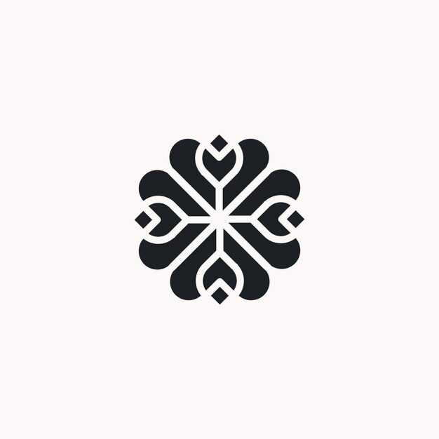 Bloem logo pictogram ontwerpsjabloon