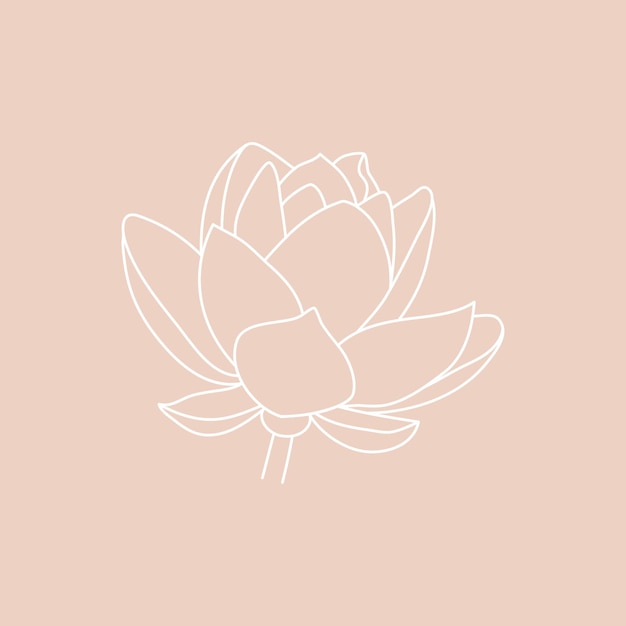 Bloem lotus symbool gezondheidsmeditatie