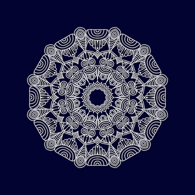 Bloem mandala vector ontwerpen Mandala kunst achtergrond