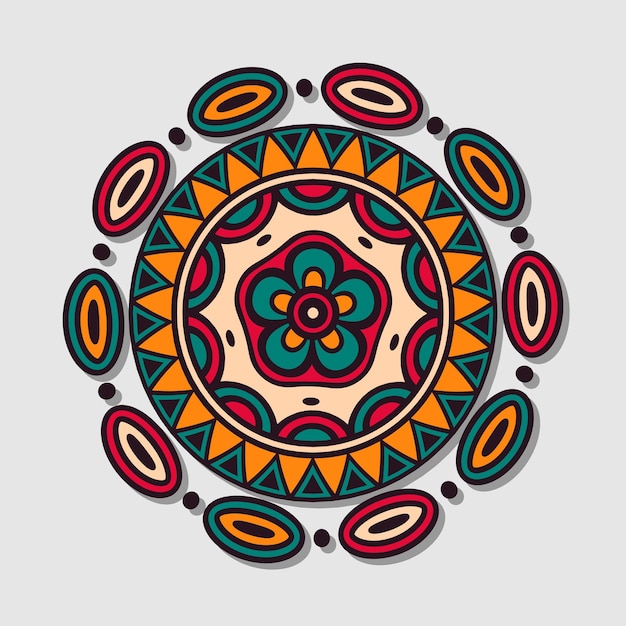 Bloem mandala vector