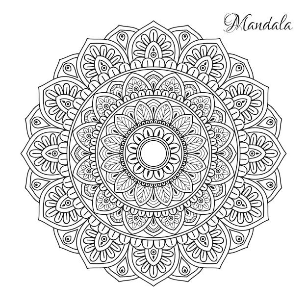 Vector bloem mandala