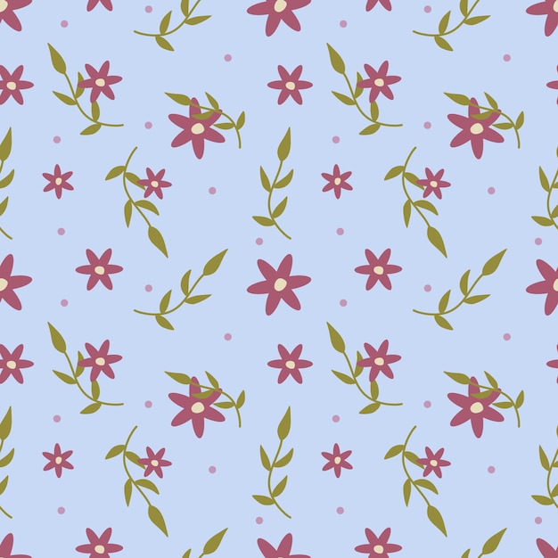bloem naadloze patroon vector voor oppervlaktedekking textileetc