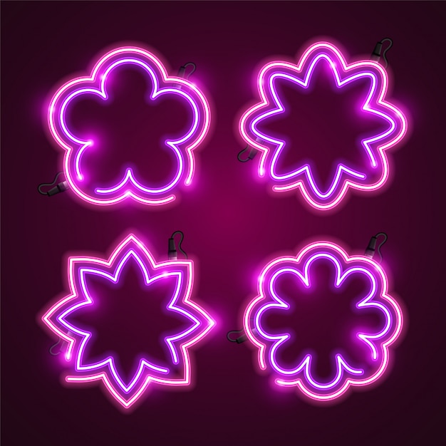 Bloem neon banner set.