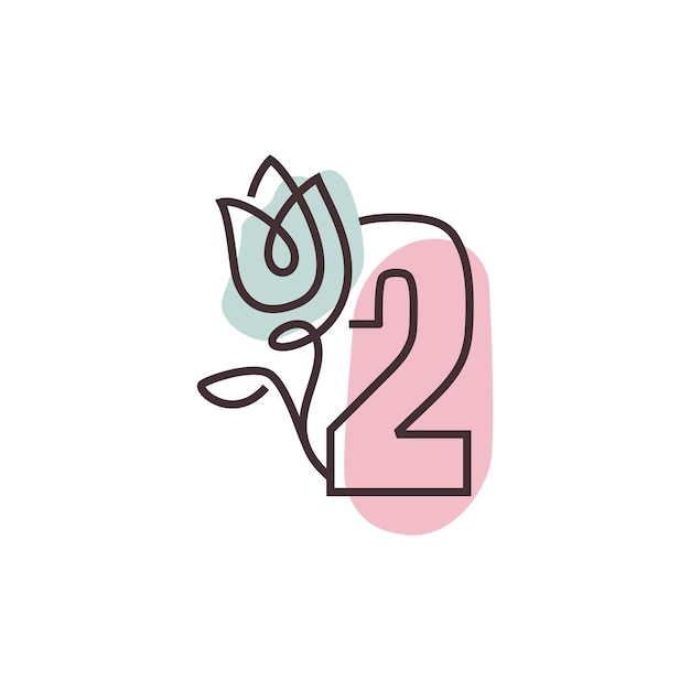 Bloem Nummer 2 Logo