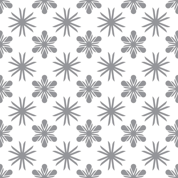 Bloemen geometrisch naadloos patroon