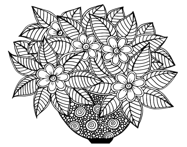 Bloemen in een vaas