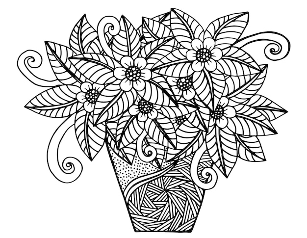 Bloemen in een vaas