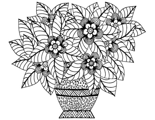 Bloemen in een vaas