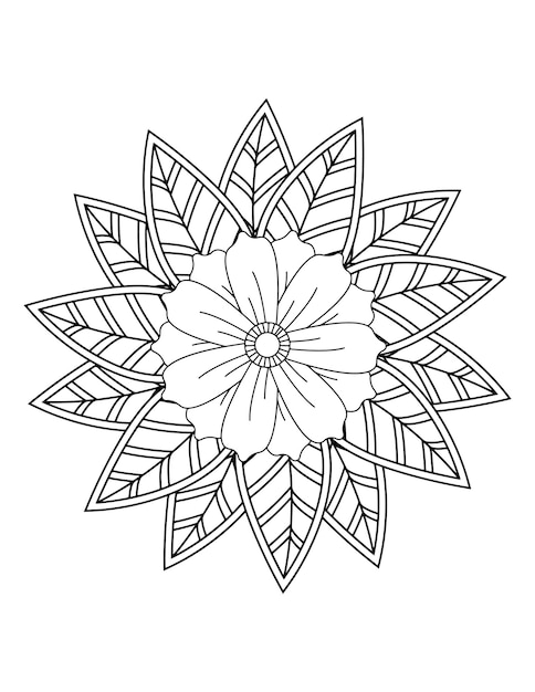 bloemen kleurboek, bloemen kleurboek voor volwassenen. mandala kleurplaten, henna tattoo.