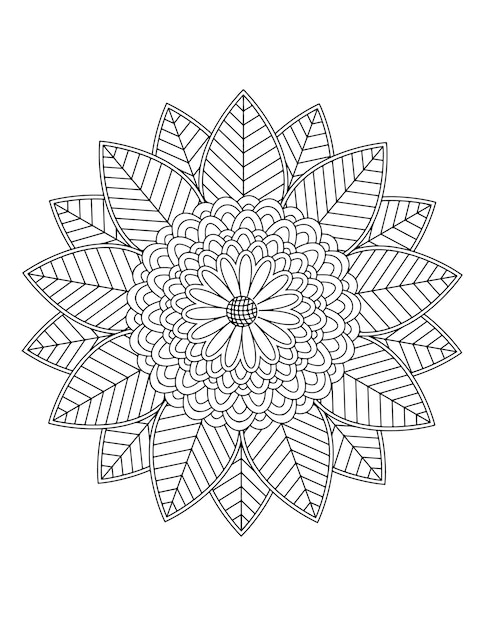 bloemen kleurboek, bloemen kleurboek voor volwassenen. mandala kleurplaten, henna tattoo.