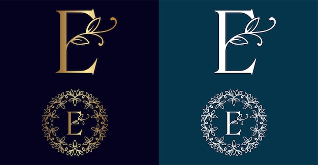 bloemen logo E brief ontwerp