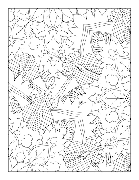 Bloemen Mandala Kleurplaat Bloemen Kleurboek Bloemen Kleurboek Voor Tieners