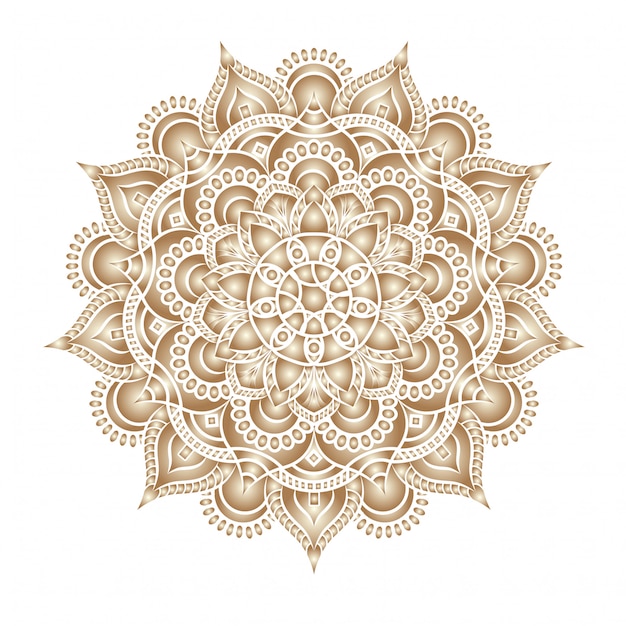 Bloemen mandala patroon