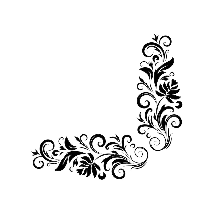 Vector bloemen ornament vector ontwerp illustratie geïsoleerd.