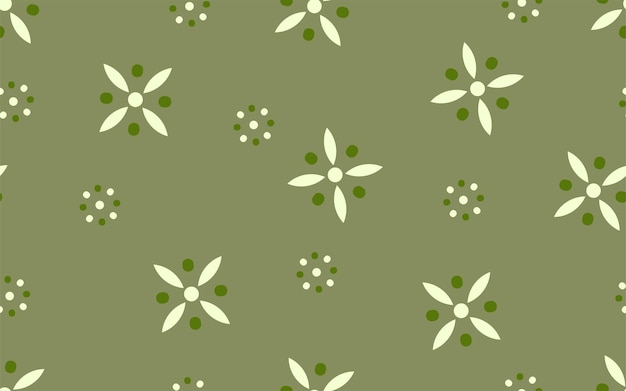 Bloemen pastel kleuren naadloos patroon