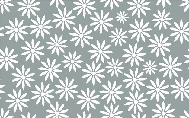 Bloemen pastel kleuren naadloos patroon