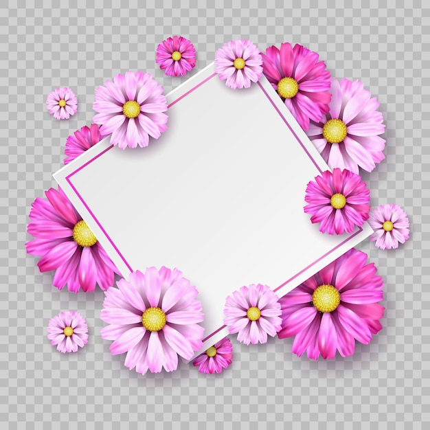 Vector bloemen vector ontwerp voor wiskundige dag bloemen wenskaart vector op png