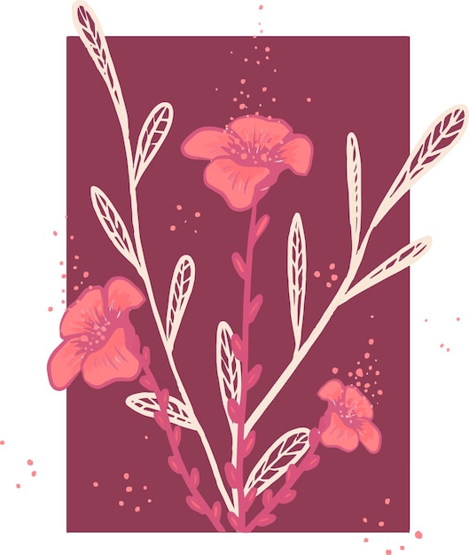 Vector bloemen