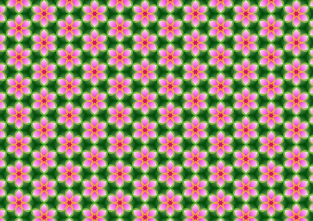 Bloemenbloei naadloos patroon voor stof