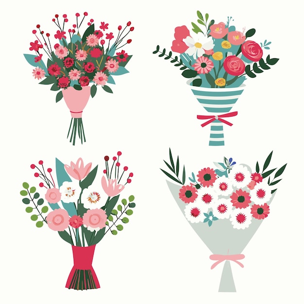 Bloemenboeketcollectie