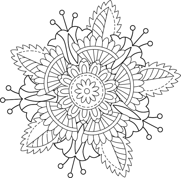 Bloemenmandala