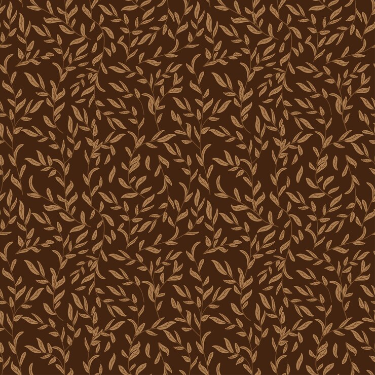 Vector bloemenpatroon naadloos bruin en goud ornament grafische vector achtergrond ornament voor stof behang verpakking