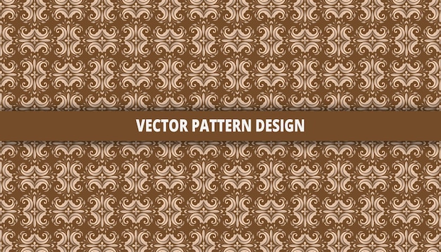 Bloemmotief achtergrond uniform vector ornament ontwerp