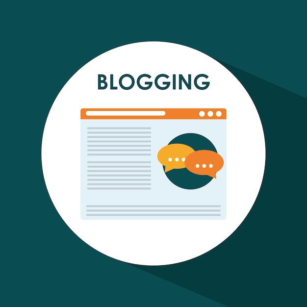 Blog, bloggen en blogglers thema