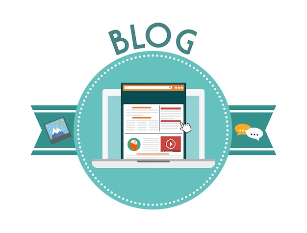 Vector blog management ontwerp