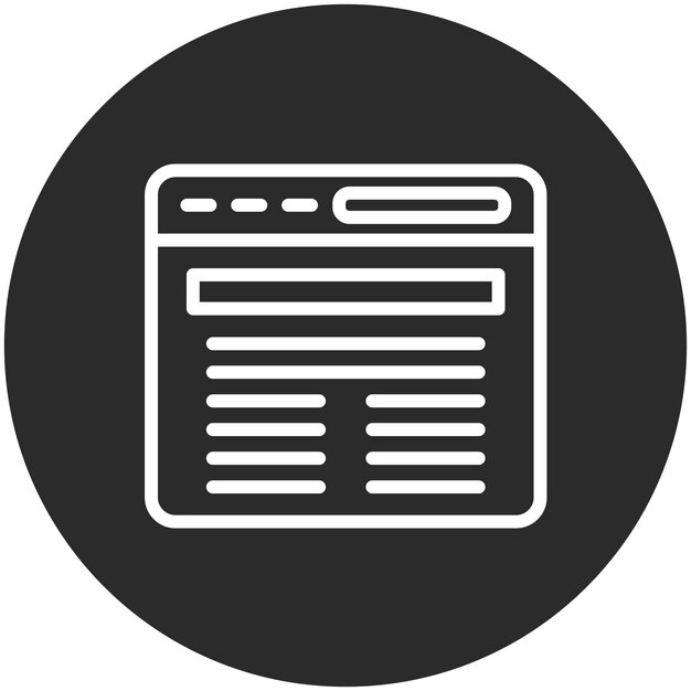 Blog vector icoon illustratie van Web Marketing icoon set