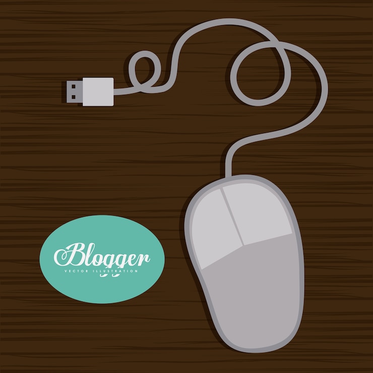 Вектор дизайн blogger