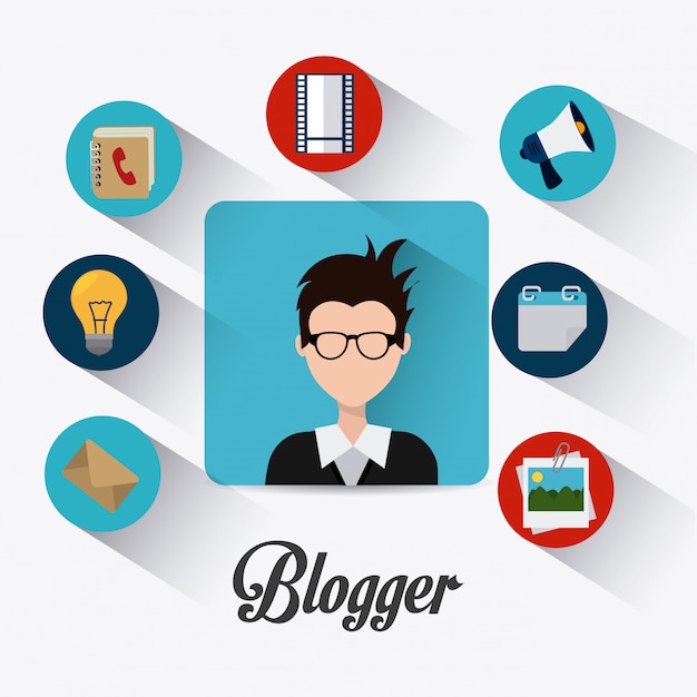 Blogger digital design.